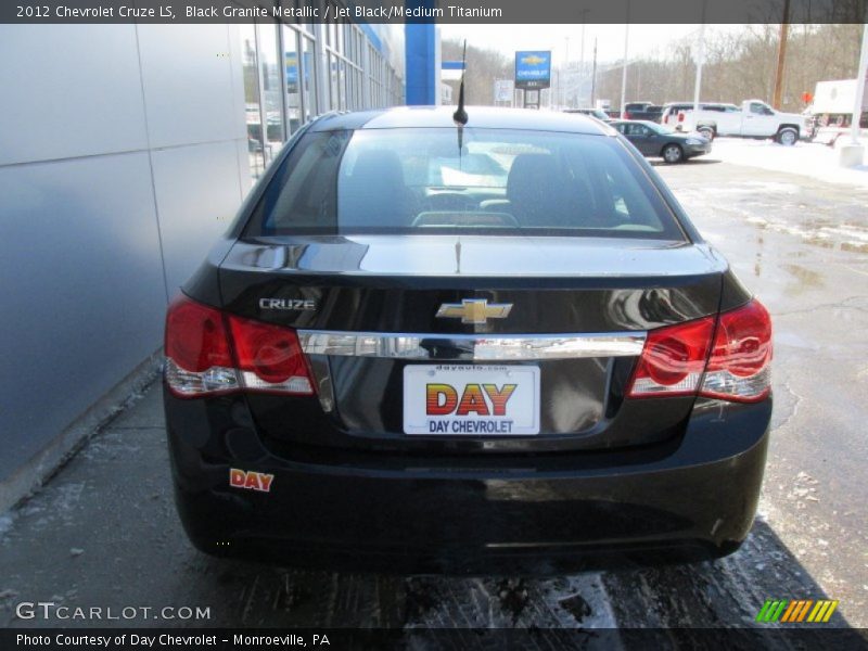 Black Granite Metallic / Jet Black/Medium Titanium 2012 Chevrolet Cruze LS