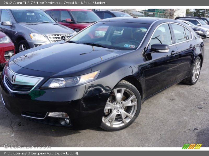 Crystal Black Pearl / Umber 2012 Acura TL 3.7 SH-AWD Advance
