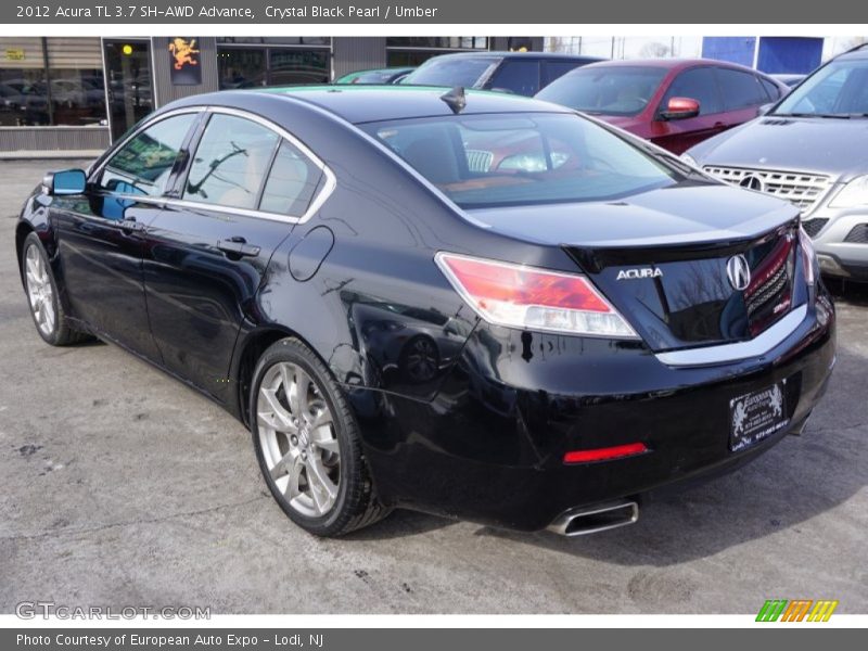 Crystal Black Pearl / Umber 2012 Acura TL 3.7 SH-AWD Advance