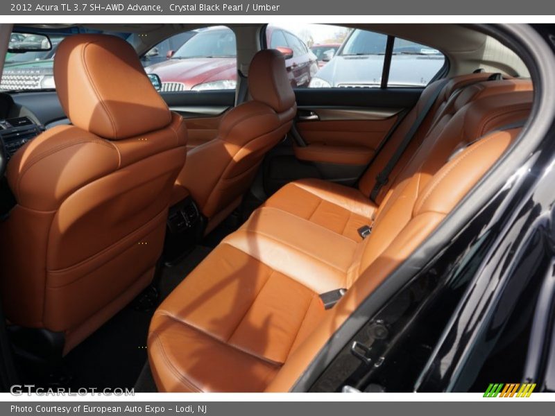 Crystal Black Pearl / Umber 2012 Acura TL 3.7 SH-AWD Advance