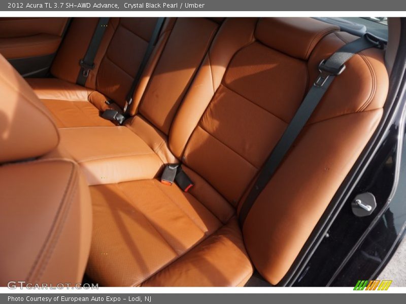 Crystal Black Pearl / Umber 2012 Acura TL 3.7 SH-AWD Advance