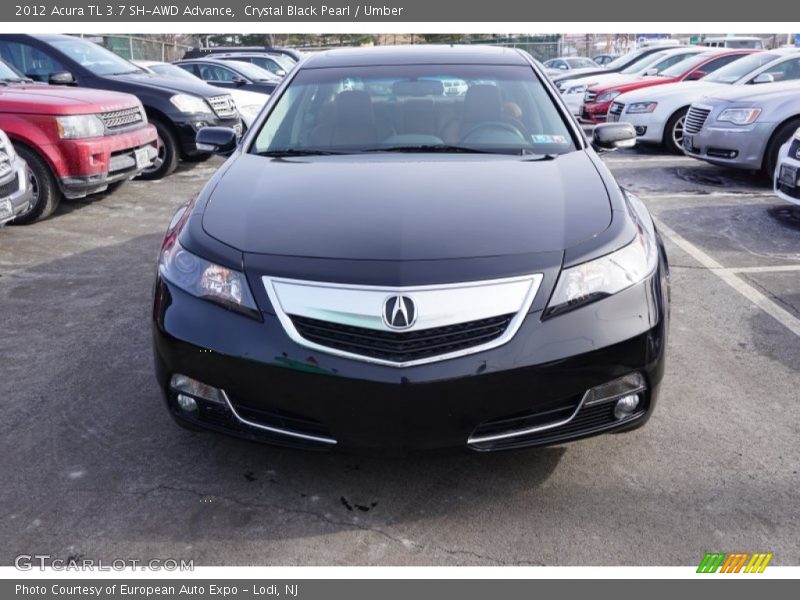 Crystal Black Pearl / Umber 2012 Acura TL 3.7 SH-AWD Advance