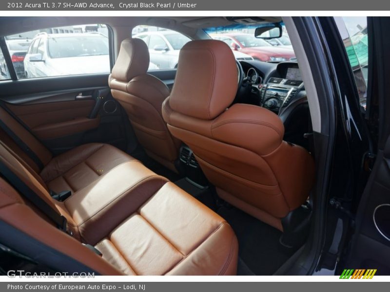 Crystal Black Pearl / Umber 2012 Acura TL 3.7 SH-AWD Advance
