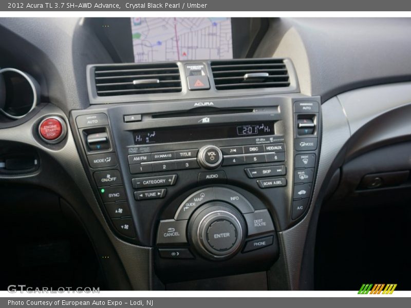 Crystal Black Pearl / Umber 2012 Acura TL 3.7 SH-AWD Advance