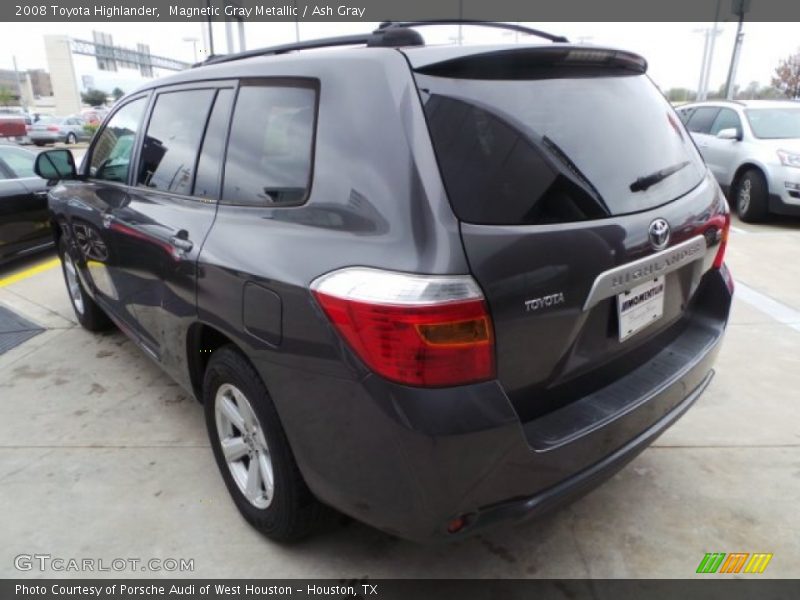 Magnetic Gray Metallic / Ash Gray 2008 Toyota Highlander