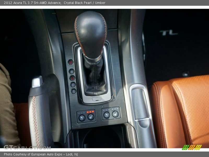 Crystal Black Pearl / Umber 2012 Acura TL 3.7 SH-AWD Advance