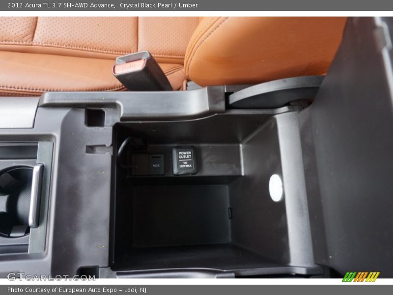 Crystal Black Pearl / Umber 2012 Acura TL 3.7 SH-AWD Advance