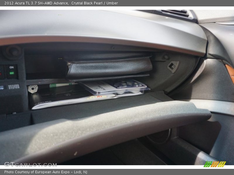 Crystal Black Pearl / Umber 2012 Acura TL 3.7 SH-AWD Advance