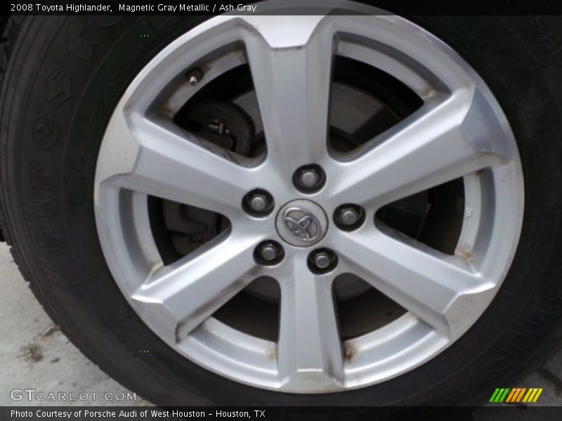 Magnetic Gray Metallic / Ash Gray 2008 Toyota Highlander