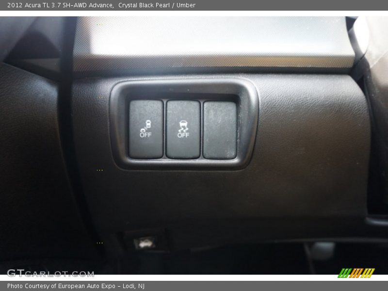 Crystal Black Pearl / Umber 2012 Acura TL 3.7 SH-AWD Advance