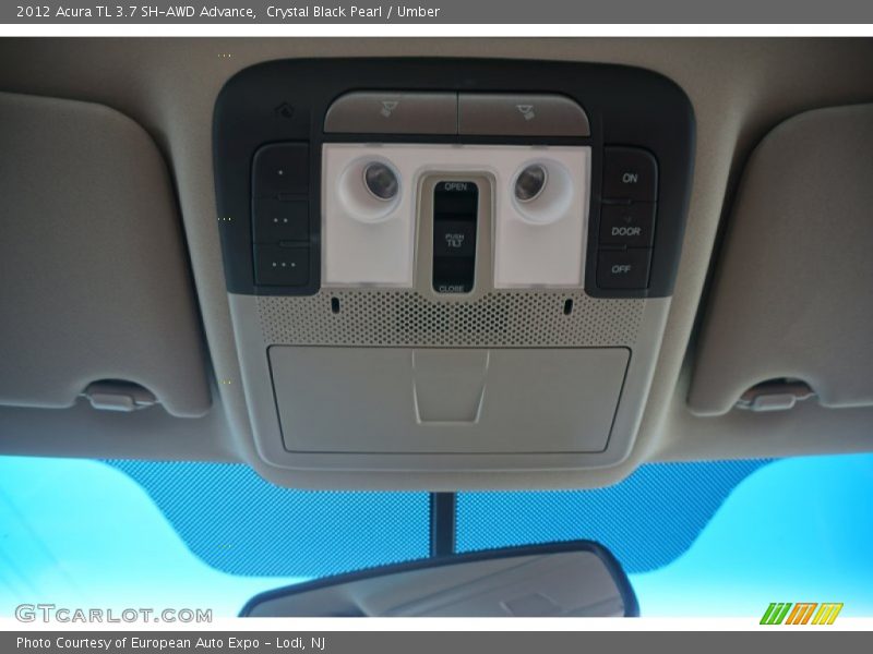 Crystal Black Pearl / Umber 2012 Acura TL 3.7 SH-AWD Advance