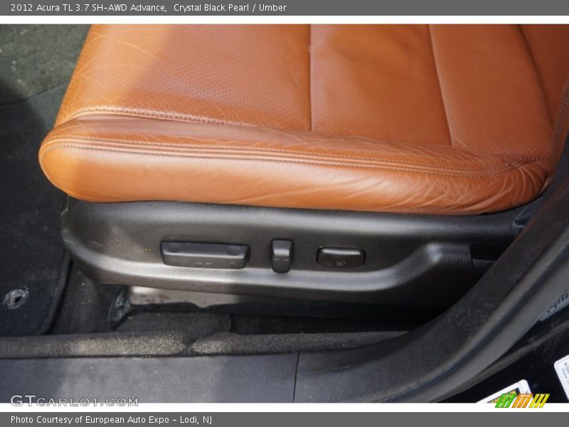 Crystal Black Pearl / Umber 2012 Acura TL 3.7 SH-AWD Advance