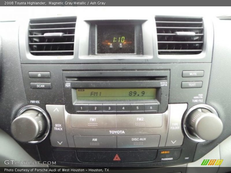 Magnetic Gray Metallic / Ash Gray 2008 Toyota Highlander