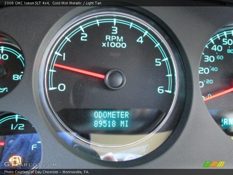 Gold Mist Metallic / Light Tan 2008 GMC Yukon SLT 4x4