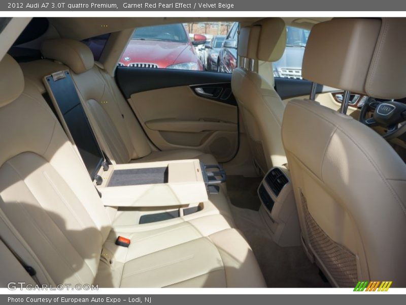 Garnet Red Pearl Effect / Velvet Beige 2012 Audi A7 3.0T quattro Premium