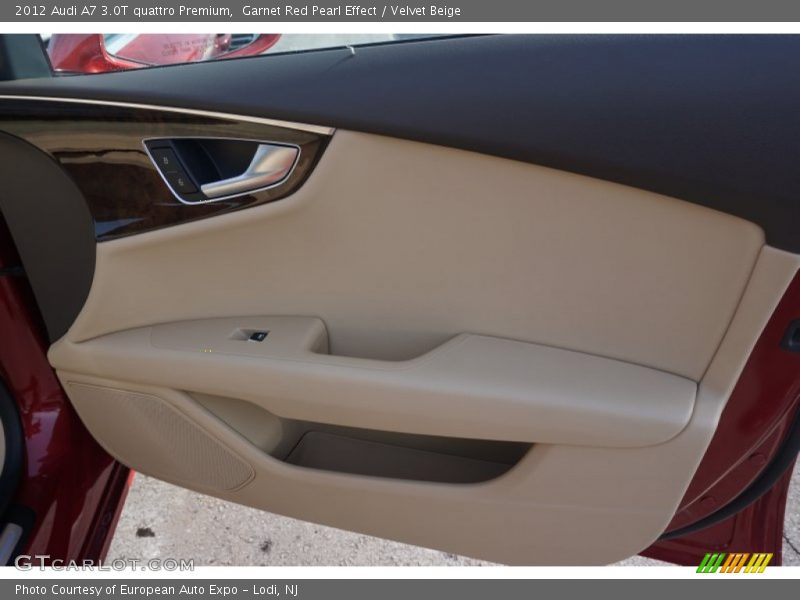 Garnet Red Pearl Effect / Velvet Beige 2012 Audi A7 3.0T quattro Premium