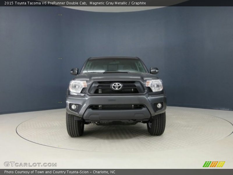 Magnetic Gray Metallic / Graphite 2015 Toyota Tacoma V6 PreRunner Double Cab