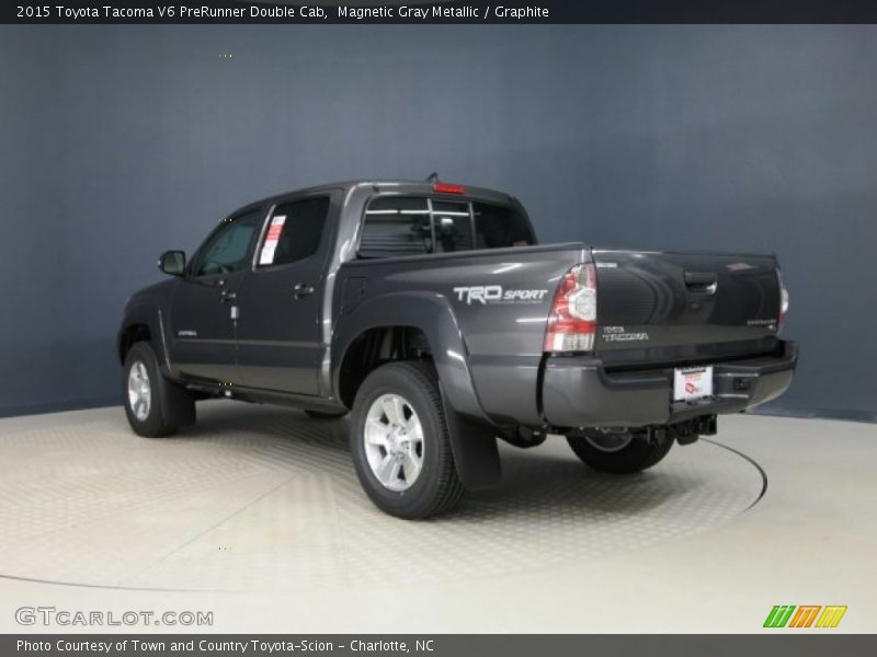 Magnetic Gray Metallic / Graphite 2015 Toyota Tacoma V6 PreRunner Double Cab