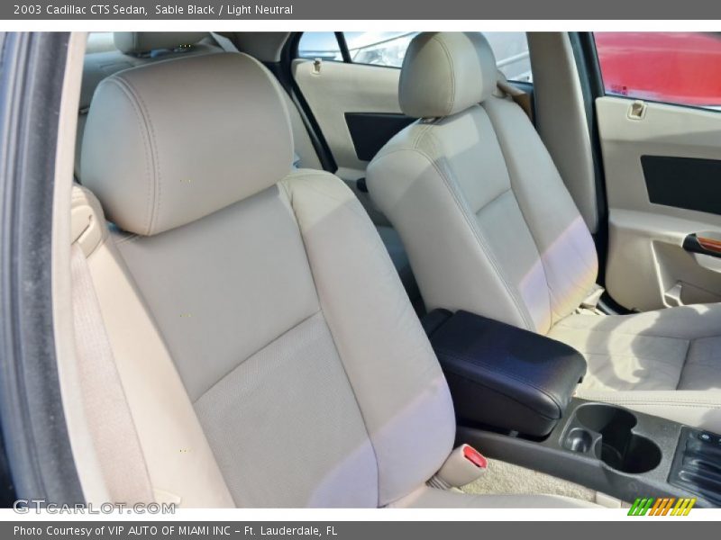 Sable Black / Light Neutral 2003 Cadillac CTS Sedan