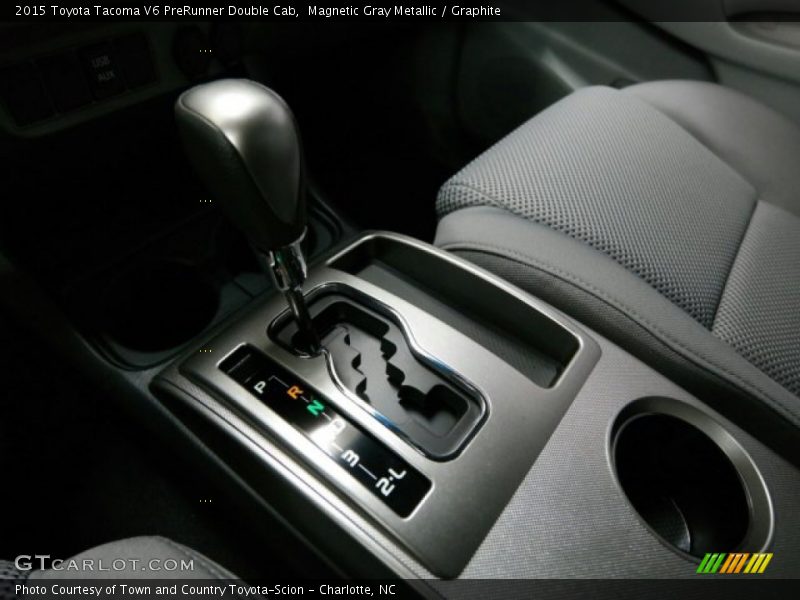 Magnetic Gray Metallic / Graphite 2015 Toyota Tacoma V6 PreRunner Double Cab