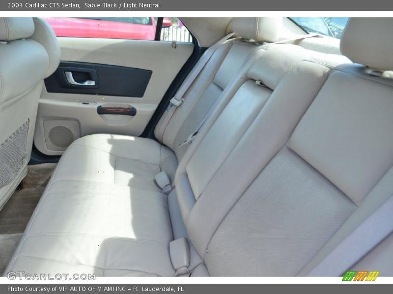 Sable Black / Light Neutral 2003 Cadillac CTS Sedan