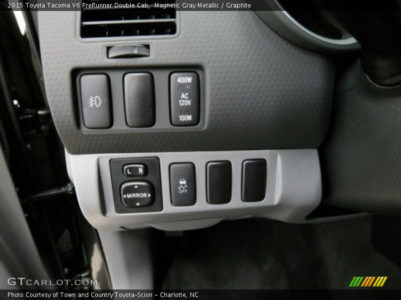 Magnetic Gray Metallic / Graphite 2015 Toyota Tacoma V6 PreRunner Double Cab