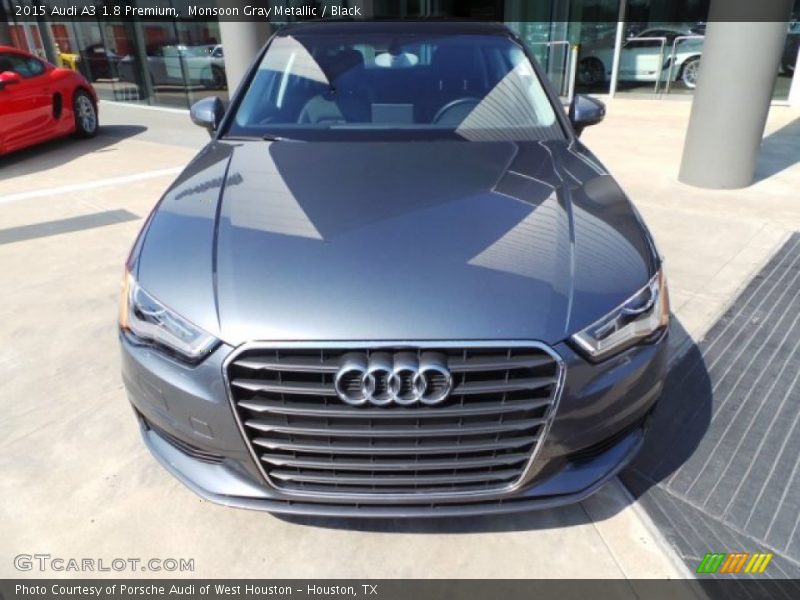 Monsoon Gray Metallic / Black 2015 Audi A3 1.8 Premium
