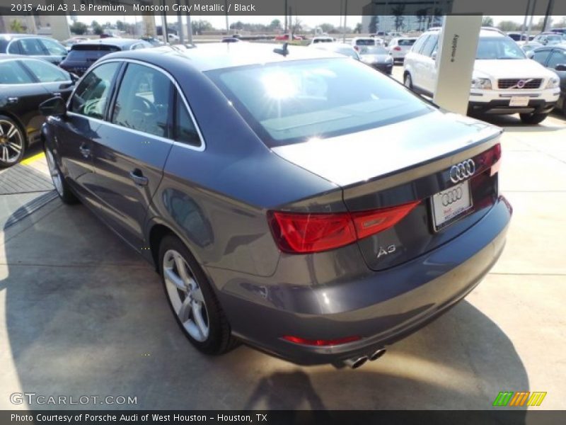 Monsoon Gray Metallic / Black 2015 Audi A3 1.8 Premium