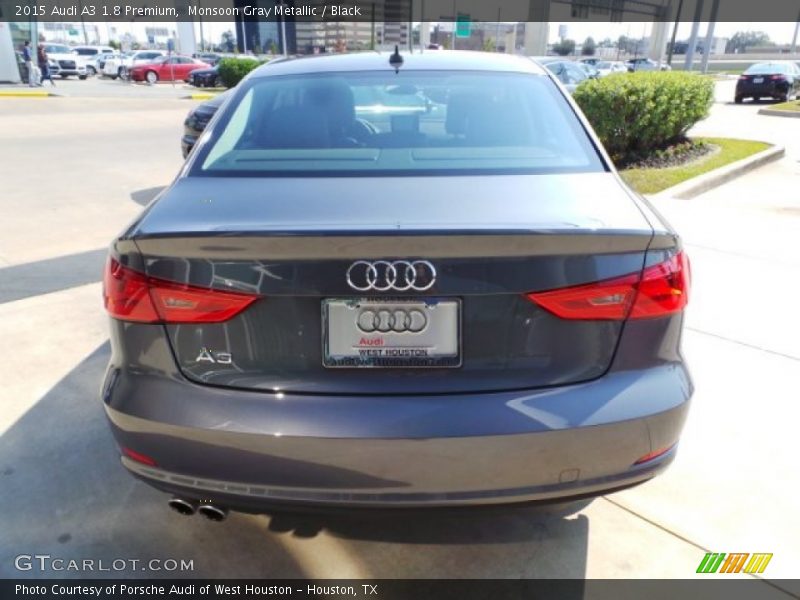 Monsoon Gray Metallic / Black 2015 Audi A3 1.8 Premium