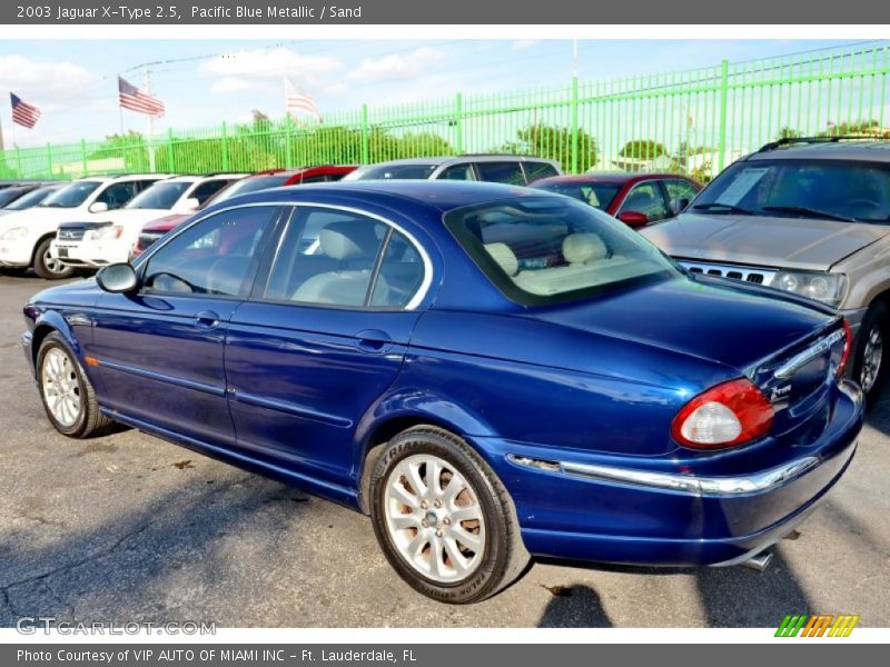 Pacific Blue Metallic / Sand 2003 Jaguar X-Type 2.5