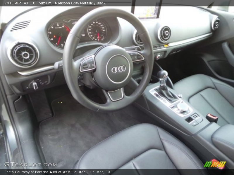 Monsoon Gray Metallic / Black 2015 Audi A3 1.8 Premium