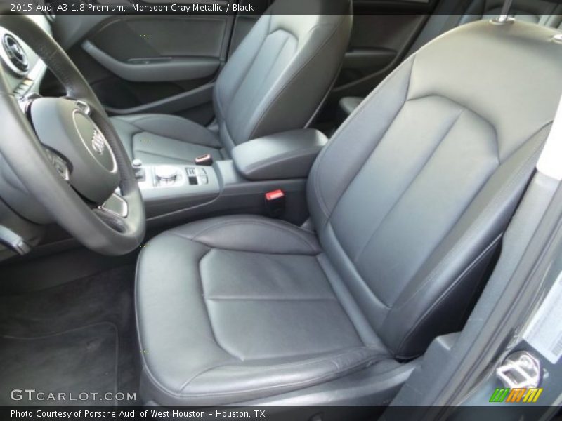 Monsoon Gray Metallic / Black 2015 Audi A3 1.8 Premium