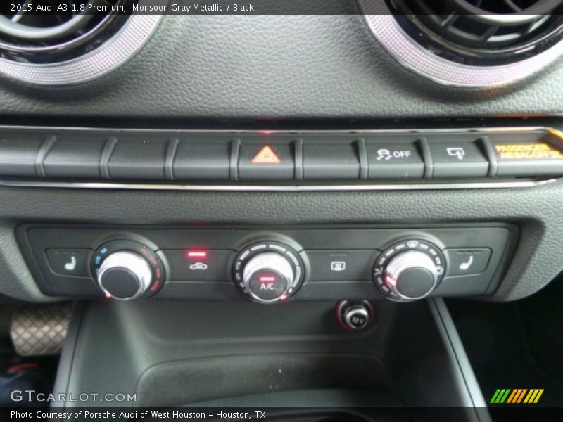 Monsoon Gray Metallic / Black 2015 Audi A3 1.8 Premium