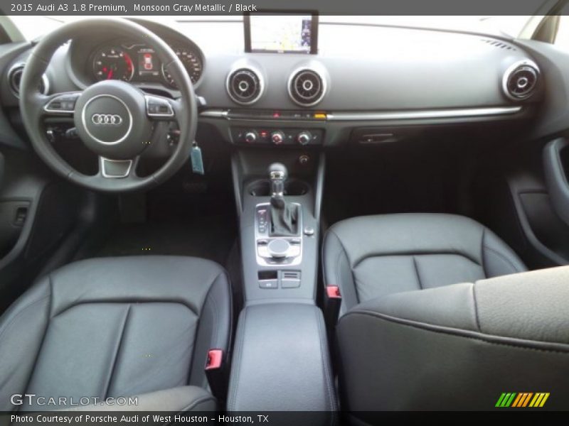 Monsoon Gray Metallic / Black 2015 Audi A3 1.8 Premium