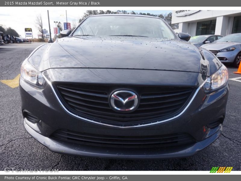 Meteor Gray Mica / Black 2015 Mazda Mazda6 Sport