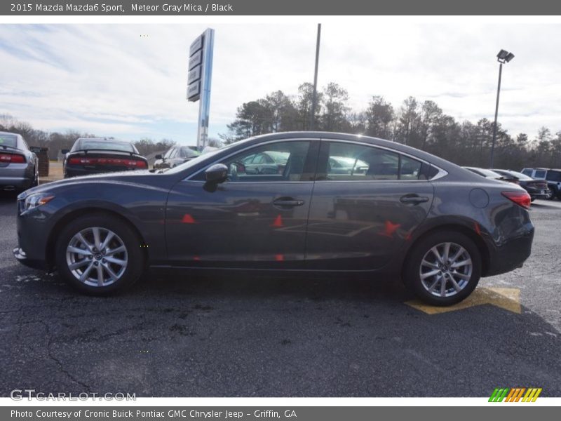 Meteor Gray Mica / Black 2015 Mazda Mazda6 Sport