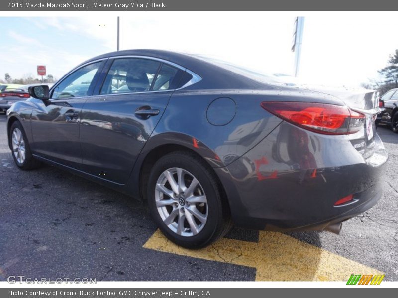 Meteor Gray Mica / Black 2015 Mazda Mazda6 Sport