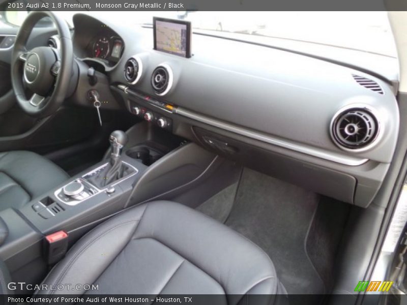 Monsoon Gray Metallic / Black 2015 Audi A3 1.8 Premium