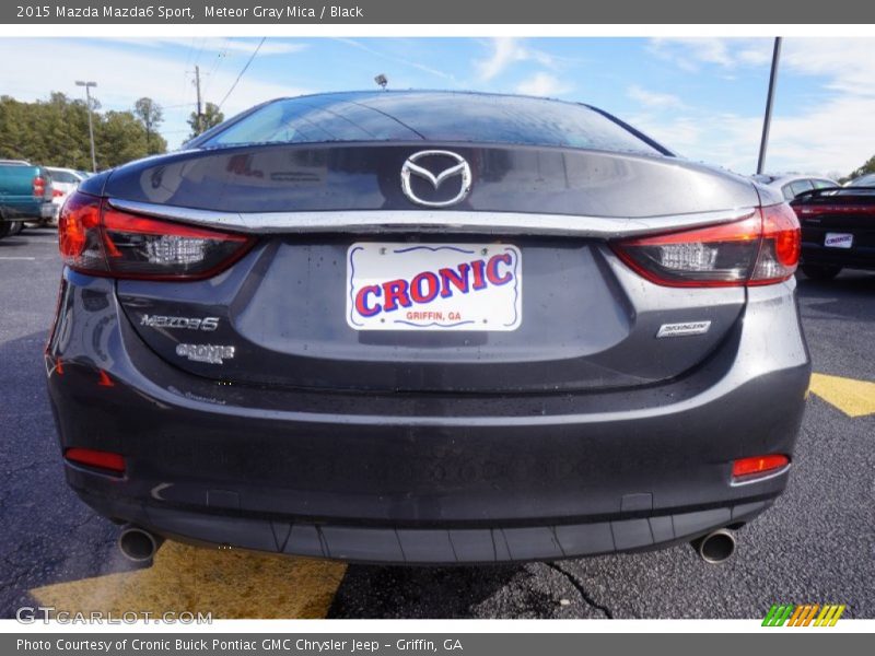 Meteor Gray Mica / Black 2015 Mazda Mazda6 Sport