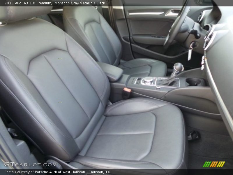 Monsoon Gray Metallic / Black 2015 Audi A3 1.8 Premium
