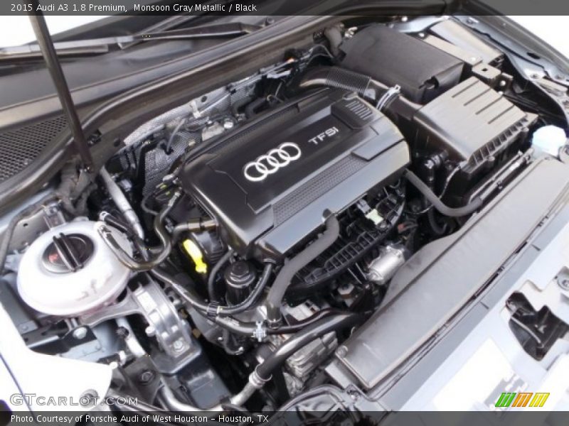 Monsoon Gray Metallic / Black 2015 Audi A3 1.8 Premium