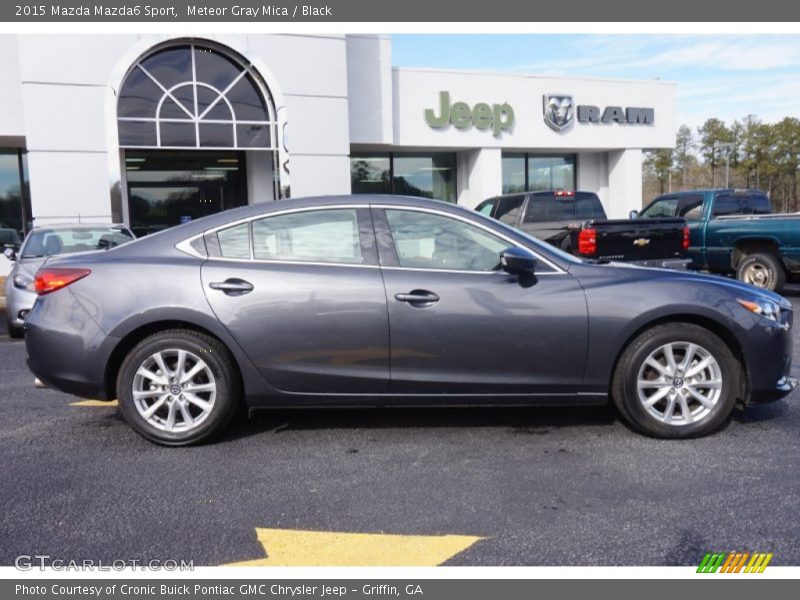 Meteor Gray Mica / Black 2015 Mazda Mazda6 Sport