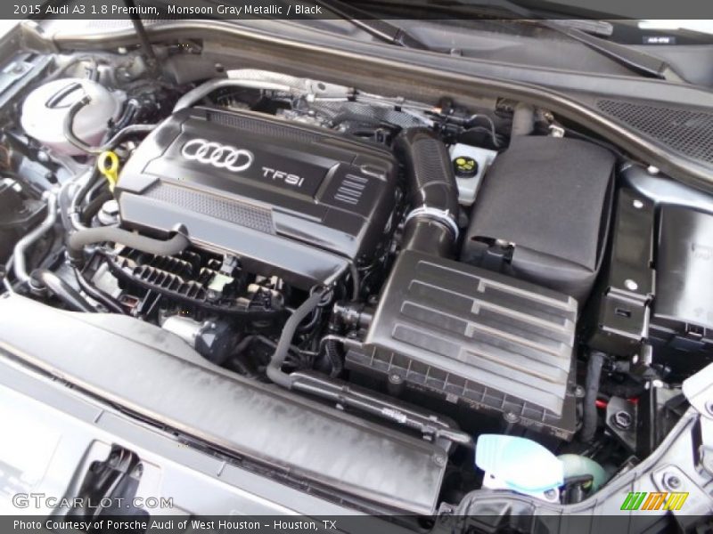 Monsoon Gray Metallic / Black 2015 Audi A3 1.8 Premium