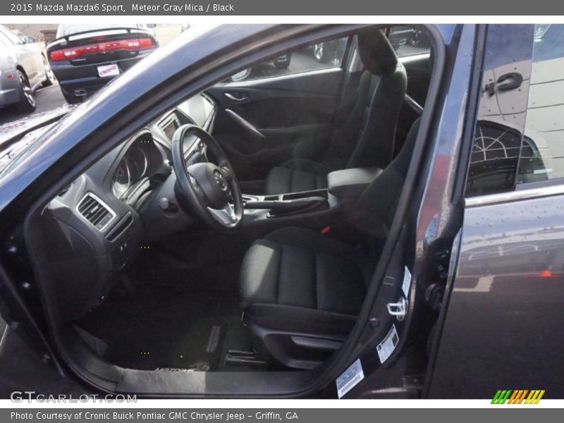 Meteor Gray Mica / Black 2015 Mazda Mazda6 Sport