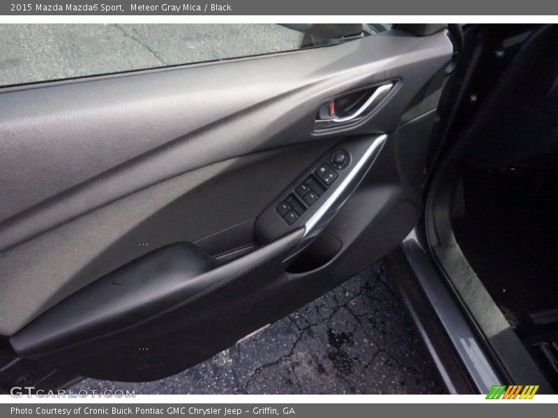 Meteor Gray Mica / Black 2015 Mazda Mazda6 Sport