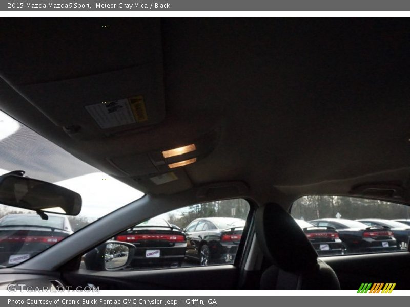 Meteor Gray Mica / Black 2015 Mazda Mazda6 Sport