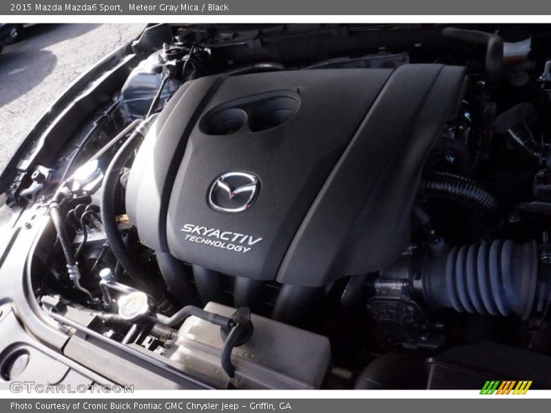 Meteor Gray Mica / Black 2015 Mazda Mazda6 Sport