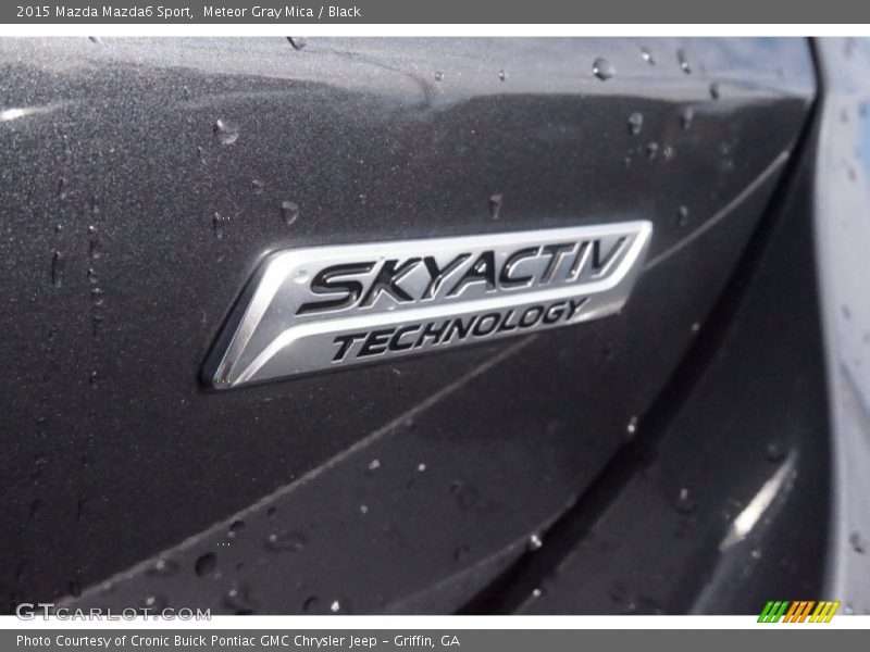 Meteor Gray Mica / Black 2015 Mazda Mazda6 Sport