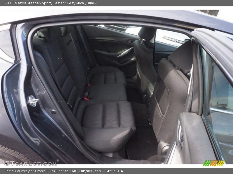 Meteor Gray Mica / Black 2015 Mazda Mazda6 Sport