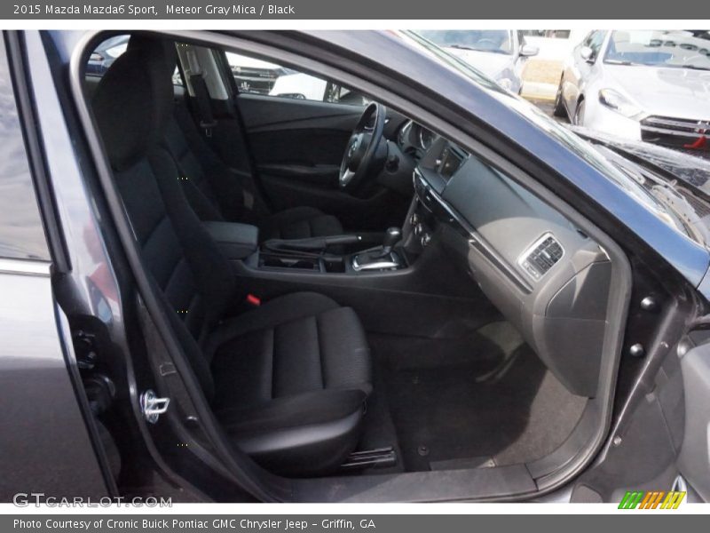 Meteor Gray Mica / Black 2015 Mazda Mazda6 Sport